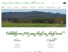 Tablet Screenshot of kennyfuneralhomes.com